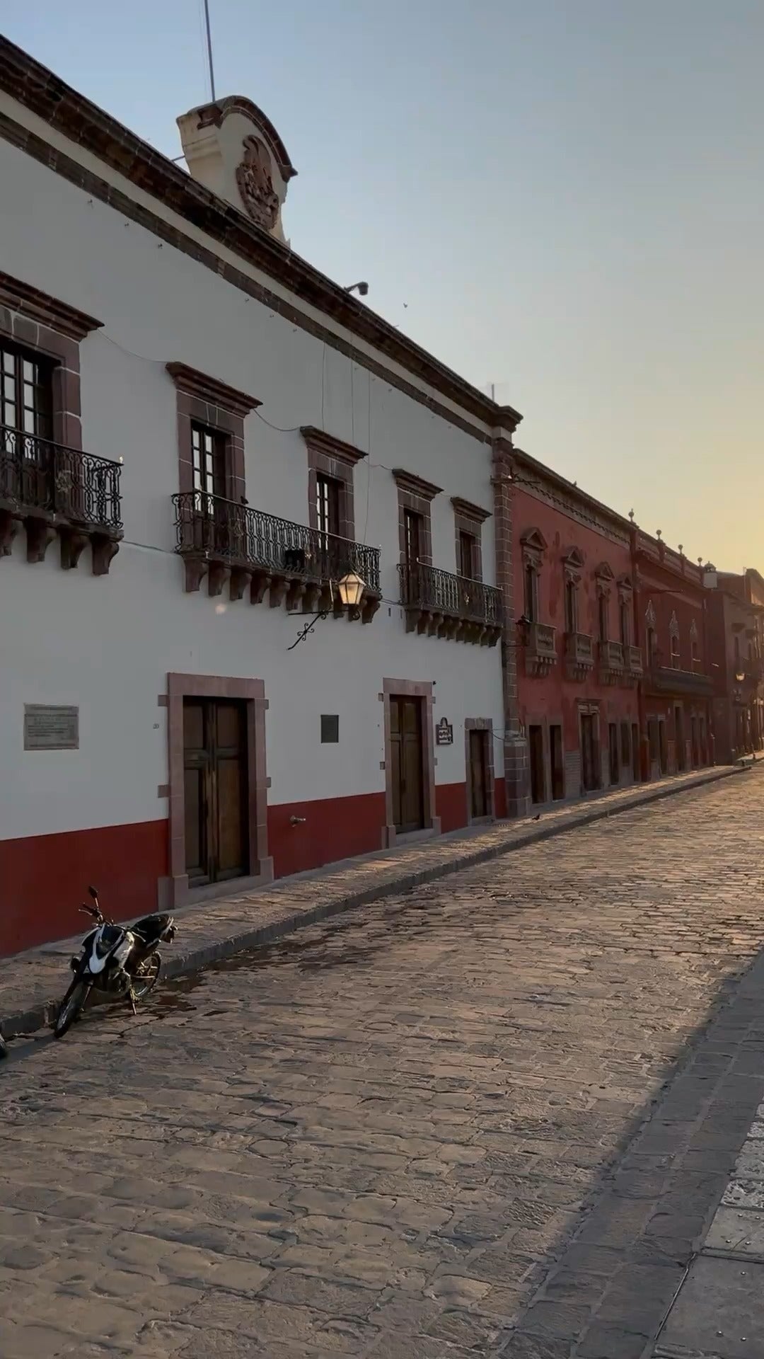 Golden hour on the streets of San Miguel de Allende