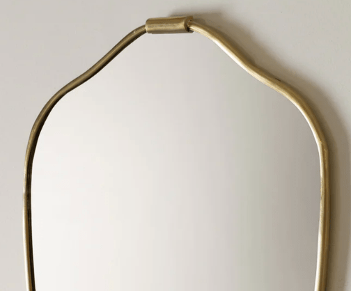 Senne Mirror brass detail